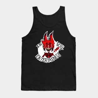 Entertained Alastor Sticker Tank Top